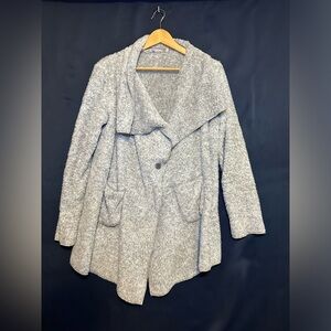 Hugs from Soft Surroundings Fleece Hug-Me Cardigan Jacket Oversize Size S